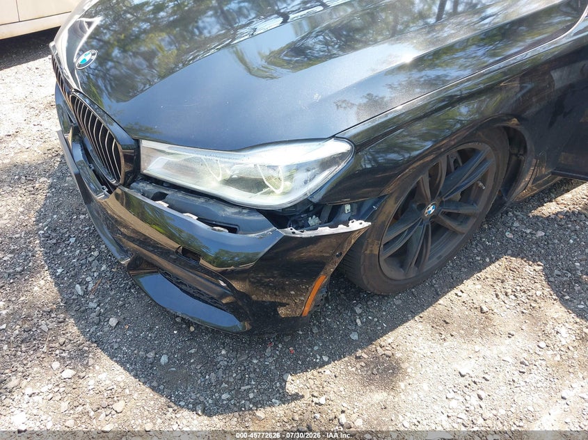 2018 BMW 7er VIN WBA7F2C58JG423866 IAAI salvage auction — LEFT FRONT, Clear (Virginia), sold $4,300 on 2026-08-04 (photo 6)