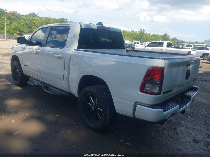 2022 Ram 1500 VIN 1C6SRFFTXNN236322 IAAI salvage auction — THEFT, Salvage Title, sold $11,900 on 2026-08-25 (photo 3)