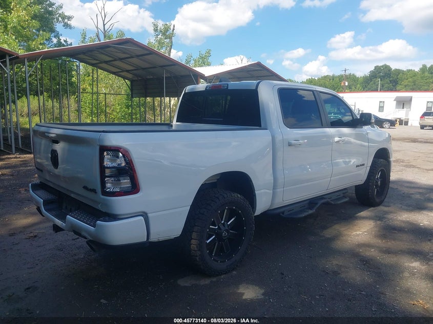 2022 Ram 1500 VIN 1C6SRFFTXNN236322 IAAI salvage auction — THEFT, Salvage Title, sold $11,900 on 2026-08-25 (photo 4)
