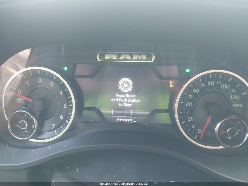 2022 Ram 1500 VIN 1C6SRFFTXNN236322 IAAI salvage auction — THEFT, Salvage Title, sold $11,900 on 2026-08-25 (photo 7)