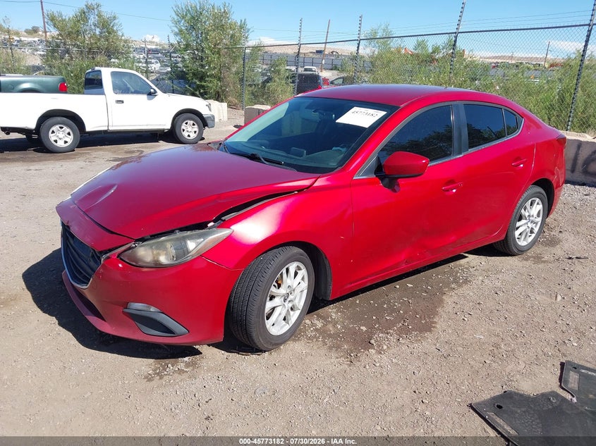 2014 Mazda 3 VIN JM1BM1V79E1116159 IAAI salvage auction — FRONT END, Salvage Title, sold $1,225 on 2026-08-31 (photo 2)