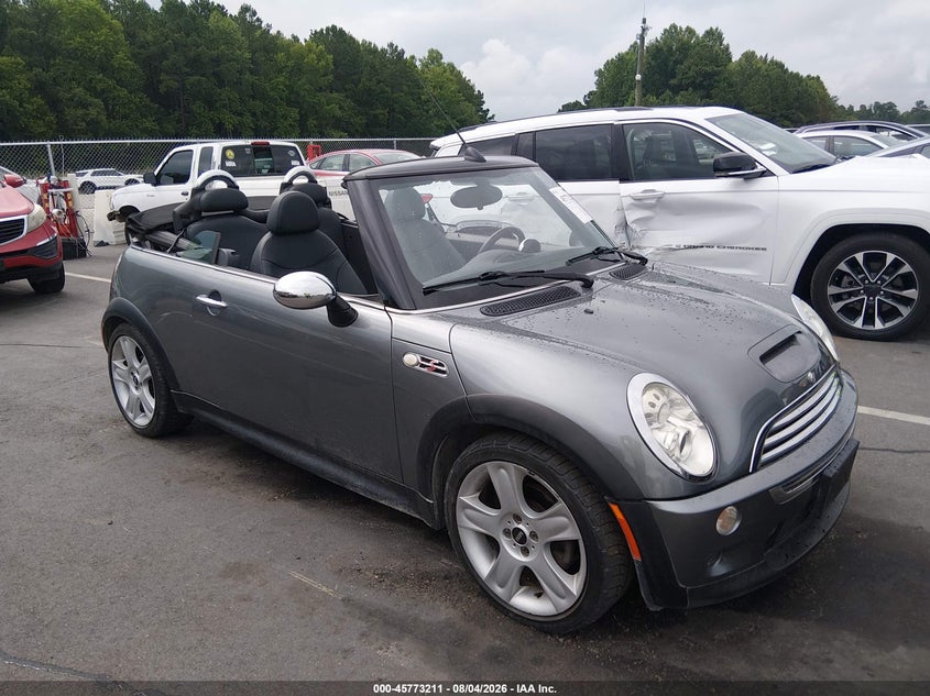 2007 Mini Cooper VIN WMWRH33537TJ44561 IAAI salvage auction — NORMAL WEAR, Clear (North Carolina), sold $400 on 2026-08-12 (photo 1)