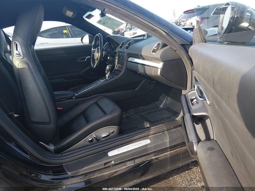 2018 Porsche 718 cayman VIN WP0AA2A83JS260173 IAAI salvage auction — FRONT END, Salvage Title, sold $25,000 on 2026-09-23 (photo 5)