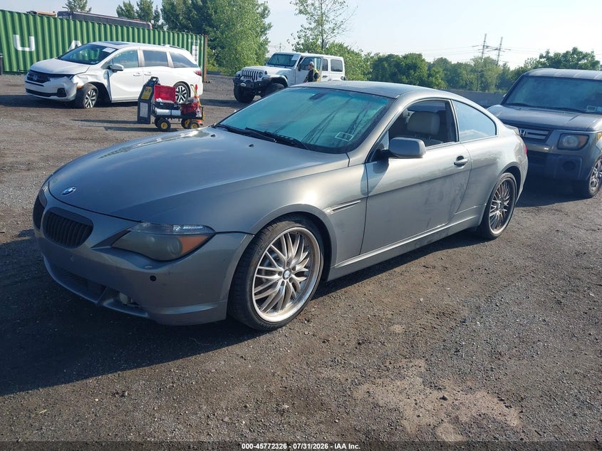 2007 BMW 6 series VIN WBAEH13587CR52732 IAAI salvage auction — NORMAL WEAR, Clear (New York), sold $450 on 2026-08-04 (photo 2)