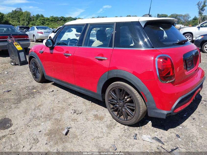 2022 Mini Hard top VIN WMW53DK05N2R65074 IAAI salvage auction — WATER/FLOOD, Salvage Title, sold $5,500 on 2026-08-15 (photo 3)
