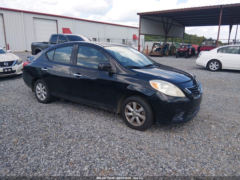 2014 Nissan Versa VIN 3N1CN7AP0EL807649 IAAI salvage auction — NORMAL WEAR, Clear (Mississippi), sold $450 on 2026-08-28 (photo 1)