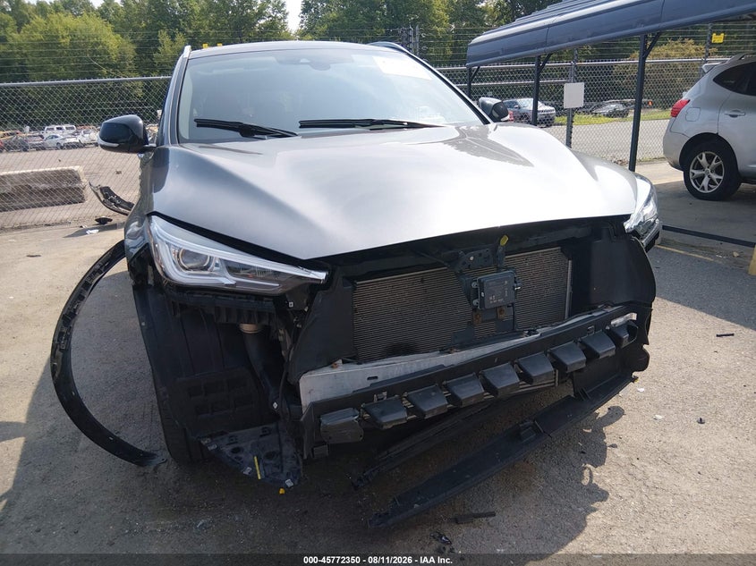 2021 Infiniti Qx50 VIN 3PCAJ5BB0MF106081 IAAI salvage auction — FRONT END, Salvage Title, sold $4,300 on 2026-08-22 (photo 6)