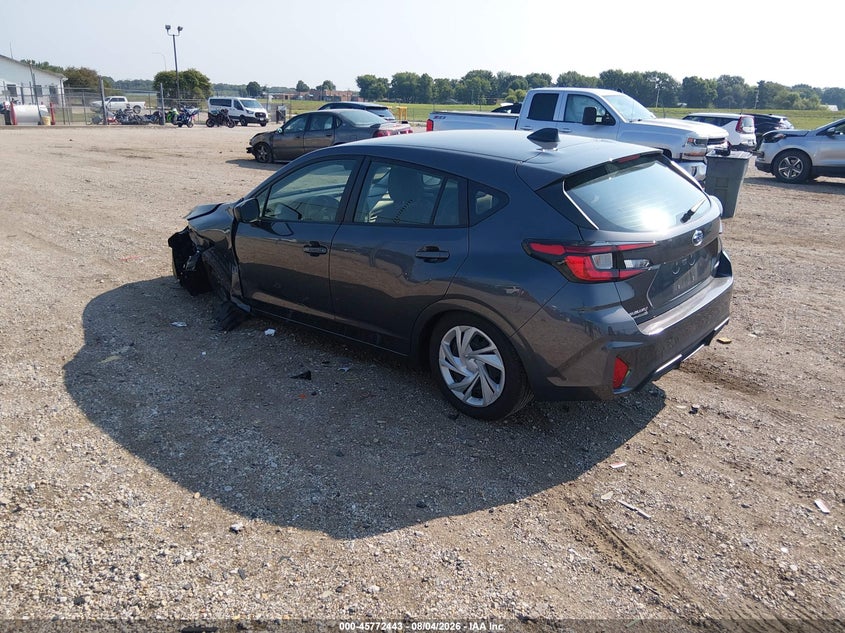 2025 Subaru Impreza VIN JF1GUABC0S8259744 IAAI salvage auction — LEFT FRONT, Salvage (Illinois), sold $3,775 on 2026-09-16 (photo 3)