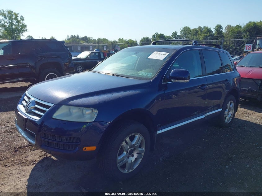 2004 Volkswagen Touareg VIN WVGCM67L64D013611 IAAI salvage auction — NORMAL WEAR, Clear (New York), sold $550 on 2026-08-06 (photo 2)