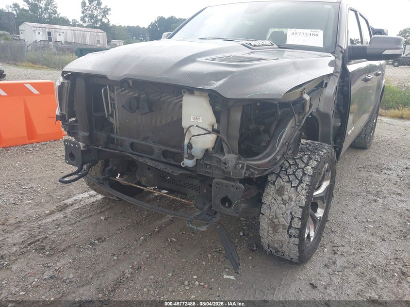 2019 Ram 1500 VIN 1C6SRFJT3KN820533 IAAI salvage auction — FRONT END, Salvage Title, sold $9,700 on 2026-08-21 (photo 6)