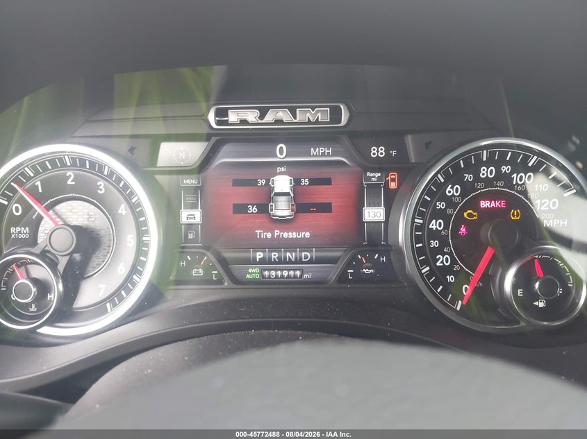 2019 Ram 1500 VIN 1C6SRFJT3KN820533 IAAI salvage auction — FRONT END, Salvage Title, sold $9,700 on 2026-08-21 (photo 7)