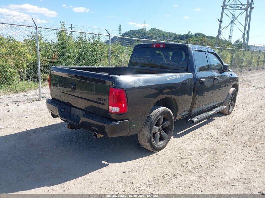 2018 Ram 1500 VIN 1C6RR7FT5JS193833 IAAI salvage auction — SIDE, Salvage Title, sold $3,950 on 2026-08-14 (photo 4)