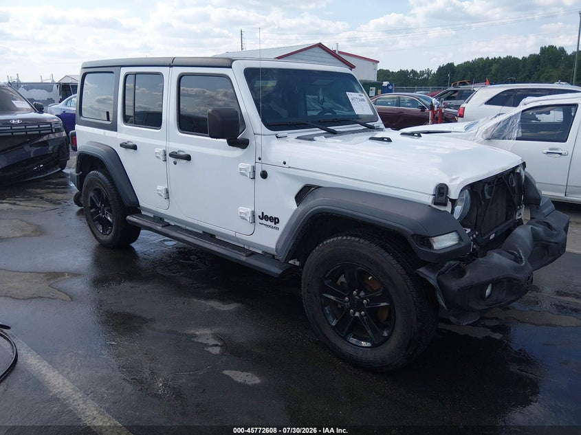 2021 Jeep Wrangler / VIN 1C4HJXDN2MW649039 — IAAI salvage auction photo