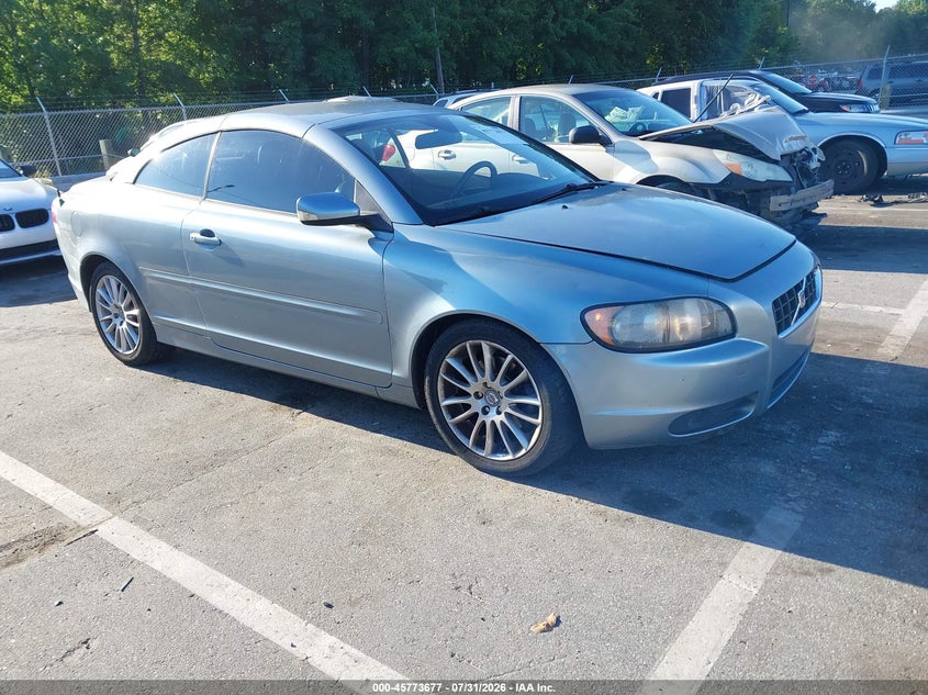 2007 Volvo C70 VIN YV1MC68257J017702 IAAI salvage auction — NORMAL WEAR, Clear (North Carolina), sold $550 on 2026-08-06 (photo 1)