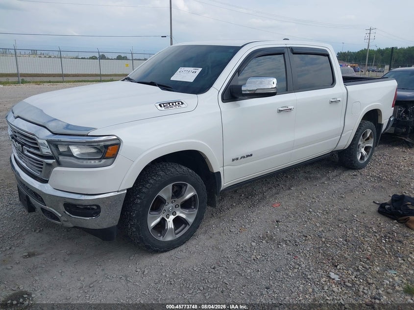 2019 Ram 1500 VIN 1C6SRFJT9KN615699 IAAI salvage auction — HAIL, Salvage Title, sold $20,450 on 2026-09-24 (photo 2)