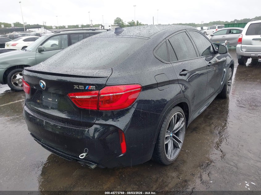 2016 BMW X6 m VIN 5YMKW8C51G0R43433 IAAI salvage auction — WATER/FLOOD, Rebuildable (Florida), sold $8,900 on 2026-08-20 (photo 4)