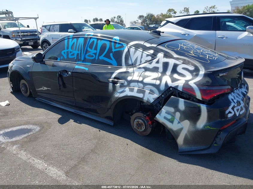 2024 Acura Integra VIN 19UDE5G98RA002544 IAAI salvage auction — THEFT, Salvage (California), sold $14,150 on 2026-08-29 (photo 3)