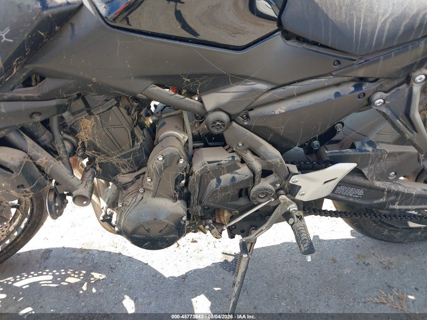 2020 Kawasaki Er VIN ML5EREK12LDA13308 IAAI salvage auction — WATER/FLOOD, Salvage (Tennessee), sold $1,500 on 2026-09-09 (photo 9)