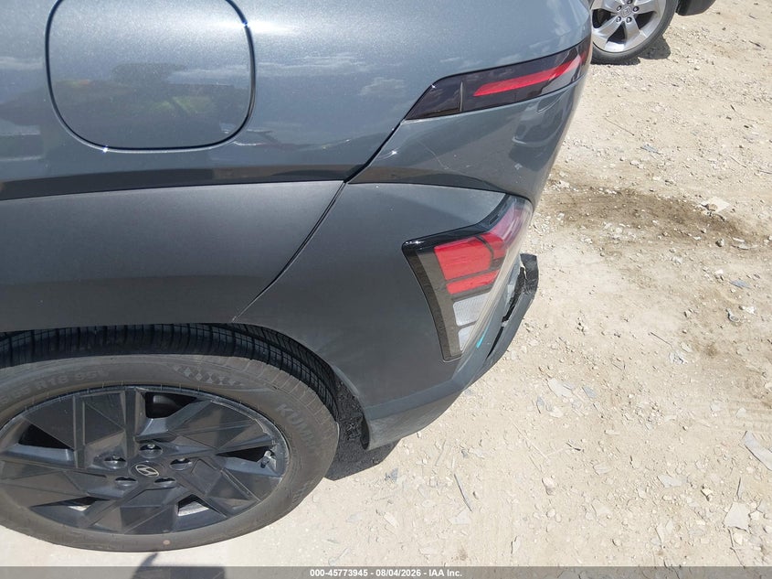 2026 Hyundai Kona VIN KM8HF3AB5TU440016 IAAI salvage auction — REAR END, Salvage Title, sold $8,000 on 2026-08-18 (photo 6)