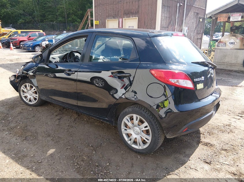 2013 Mazda 2 VIN JM1DE1KZ0D0165685 IAAI salvage auction — FRONT END, Salvage Title, sold $725 on 2026-08-21 (photo 3)