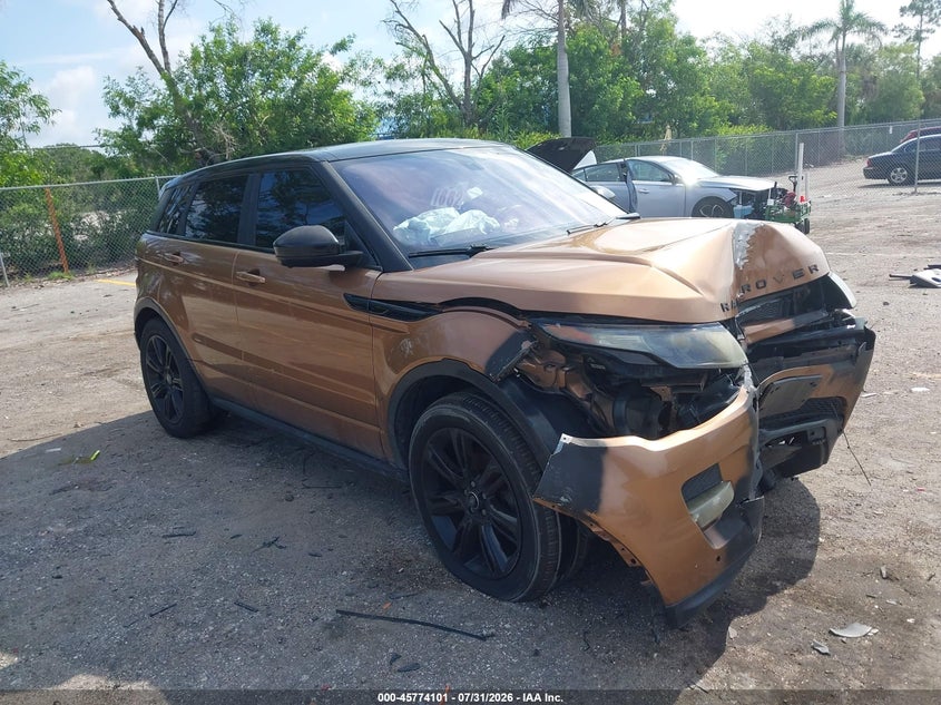 2014 Land rover Range rover evoque VIN SALVT2BG6EH877967 IAAI salvage auction — FRONT END, Rebuildable (Florida), sold $1,800 on 2026-08-23 (photo 1)