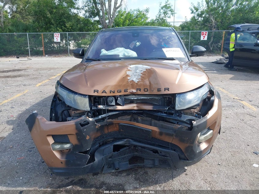 2014 Land rover Range rover evoque VIN SALVT2BG6EH877967 IAAI salvage auction — FRONT END, Rebuildable (Florida), sold $1,800 on 2026-08-23 (photo 6)