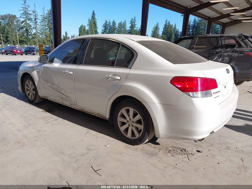 2011 Subaru LEGACY VIN 4S3BMBC62B3212537 IAAI salvage auction — LEFT SIDE, Bill Of Sale (Washington), sold $1,400 on 2026-08-24 (photo 3)