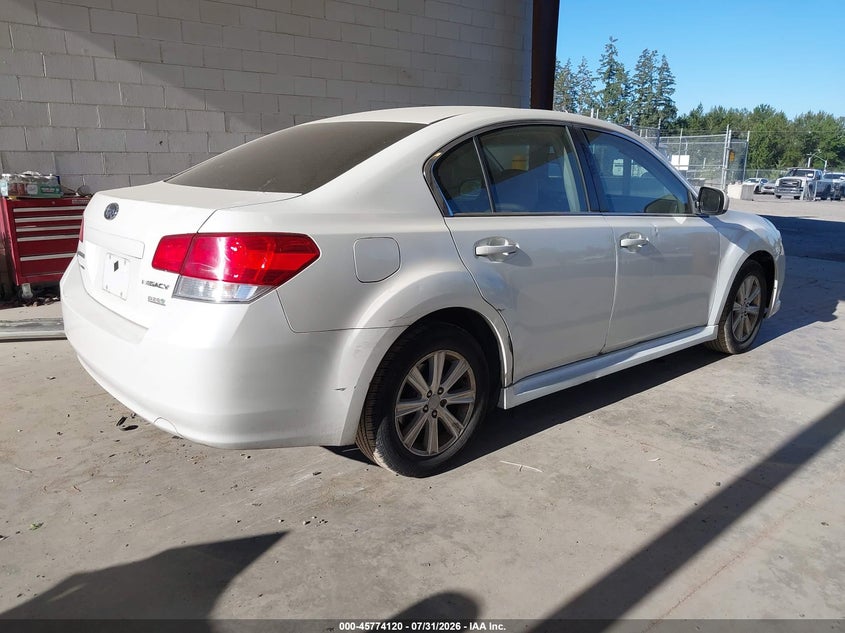 2011 Subaru LEGACY VIN 4S3BMBC62B3212537 IAAI salvage auction — LEFT SIDE, Bill Of Sale (Washington), sold $1,400 on 2026-08-24 (photo 4)