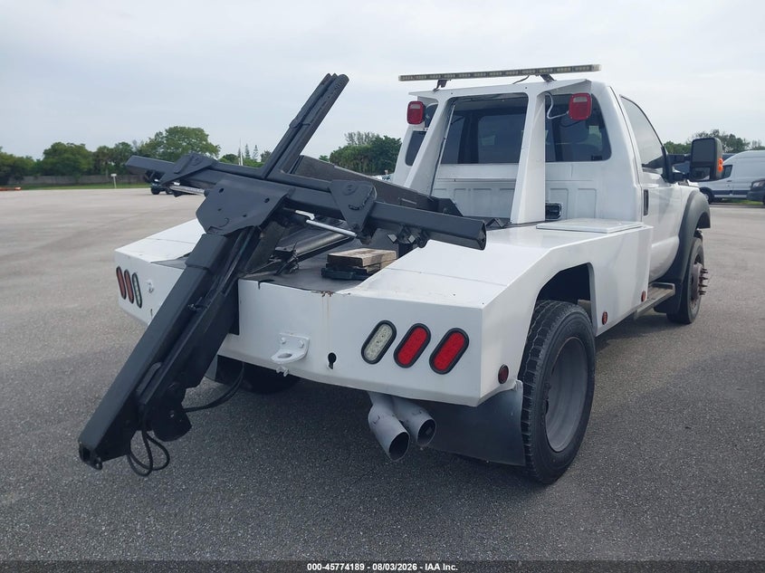 2011 Ford F-450 VIN 1FDUF4GT8BEA96288 IAAI salvage auction — NORMAL WEAR, Clear (Florida), sold $9,100 on 2026-08-27 (photo 4)