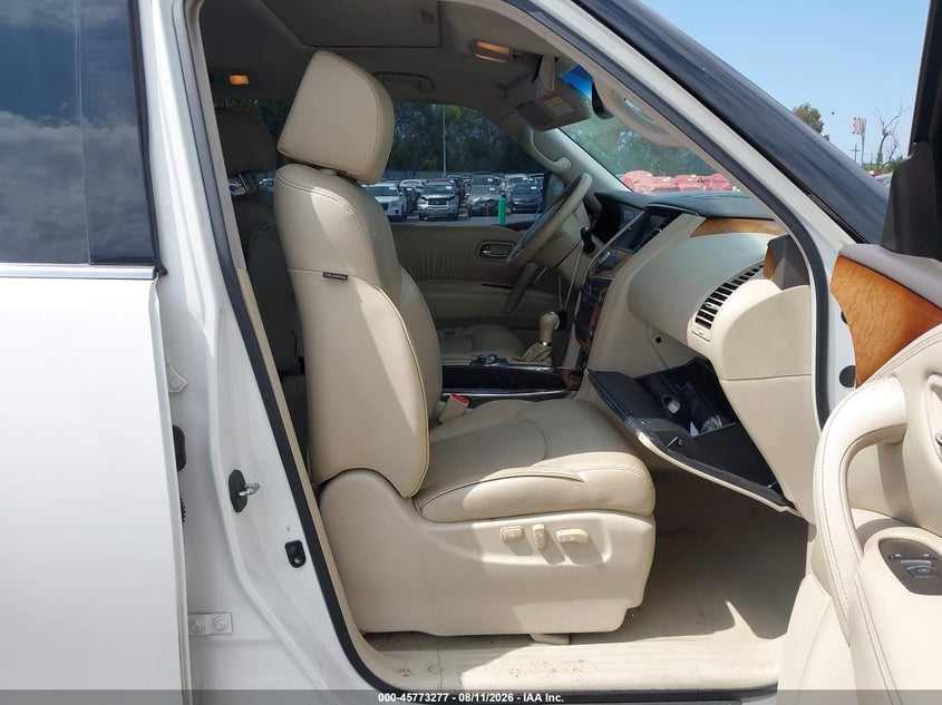 2013 Infiniti Qx56 VIN JN8AZ2NE3D9040184 IAAI salvage auction — FRONT END, Salvage (California), sold $2,550 on 2026-08-19 (photo 5)