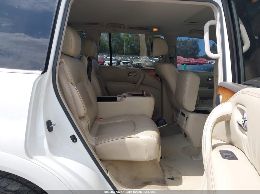 2013 Infiniti Qx56 VIN JN8AZ2NE3D9040184 IAAI salvage auction — FRONT END, Salvage (California), sold $2,550 on 2026-08-19 (photo 8)