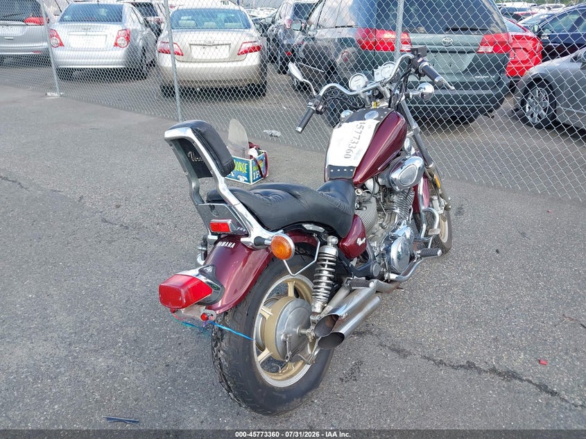 1992 Yamaha Xv750 VIN JYA3ALE02NA024382 IAAI salvage auction — NORMAL WEAR, Clear (New Jersey), sold $25 on 2026-08-24 (photo 3)