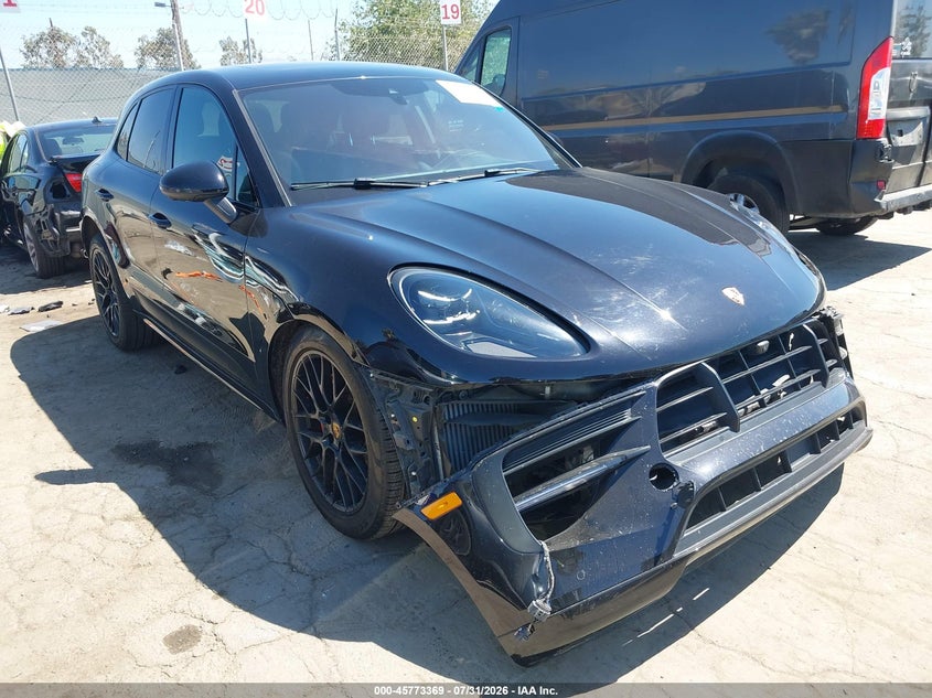 2021 Porsche Macan VIN WP1AG2A53MLB52380 IAAI salvage auction — FRONT END, Salvage (California), sold $19,800 on 2026-08-10 (photo 1)