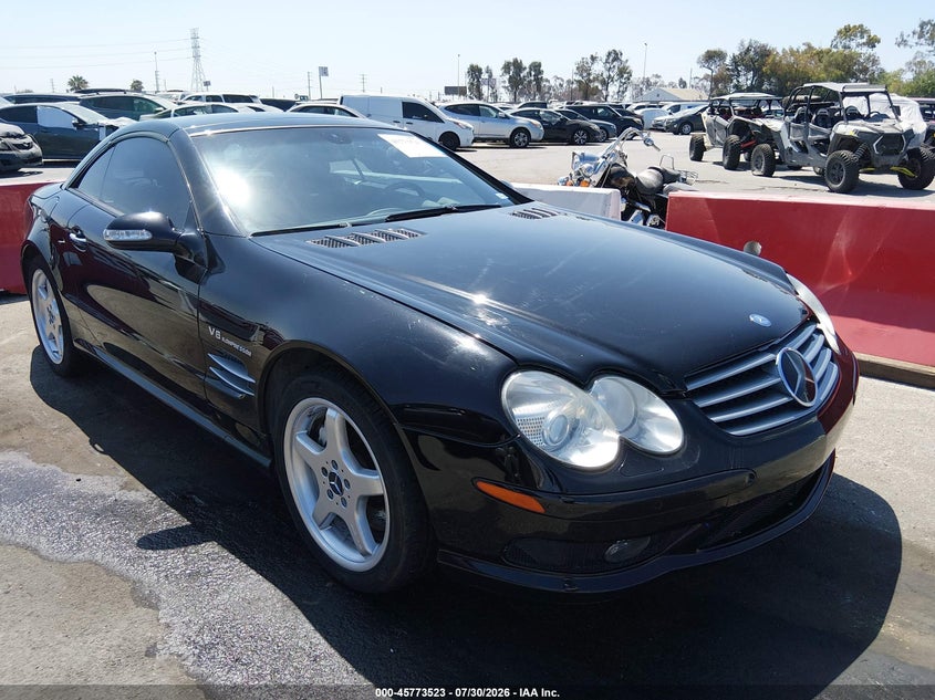 2003 Mercedes-benz Sl-class VIN WDBSK74F83F056214 IAAI salvage auction — NORMAL WEAR, Clear (Montana), sold $8,300 on 2026-08-13 (photo 1)