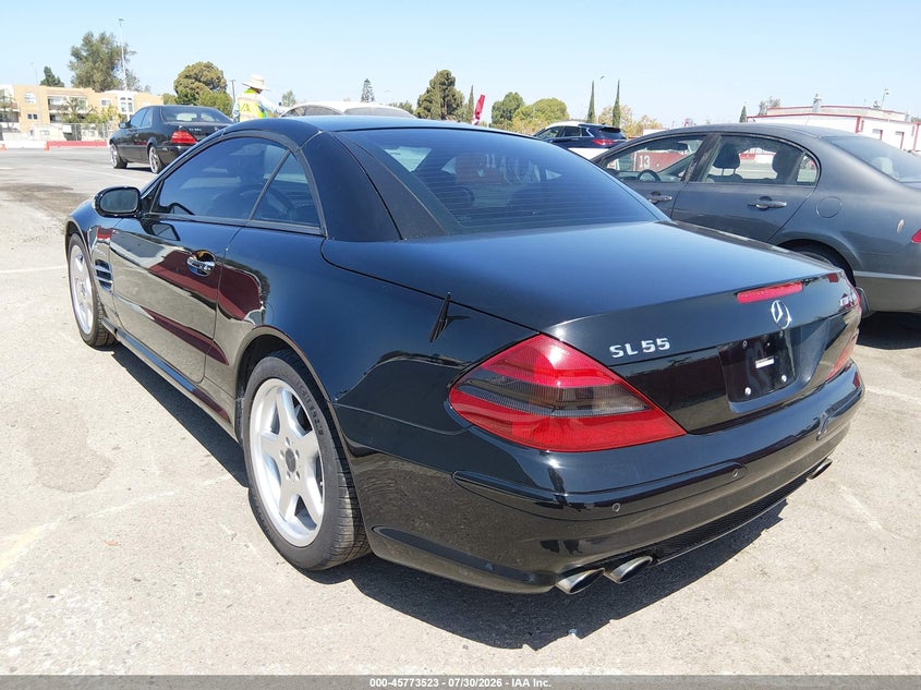 2003 Mercedes-benz Sl-class VIN WDBSK74F83F056214 IAAI salvage auction — NORMAL WEAR, Clear (Montana), sold $8,300 on 2026-08-13 (photo 3)