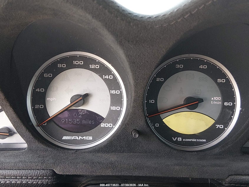 2003 Mercedes-benz Sl-class VIN WDBSK74F83F056214 IAAI salvage auction — NORMAL WEAR, Clear (Montana), sold $8,300 on 2026-08-13 (photo 7)