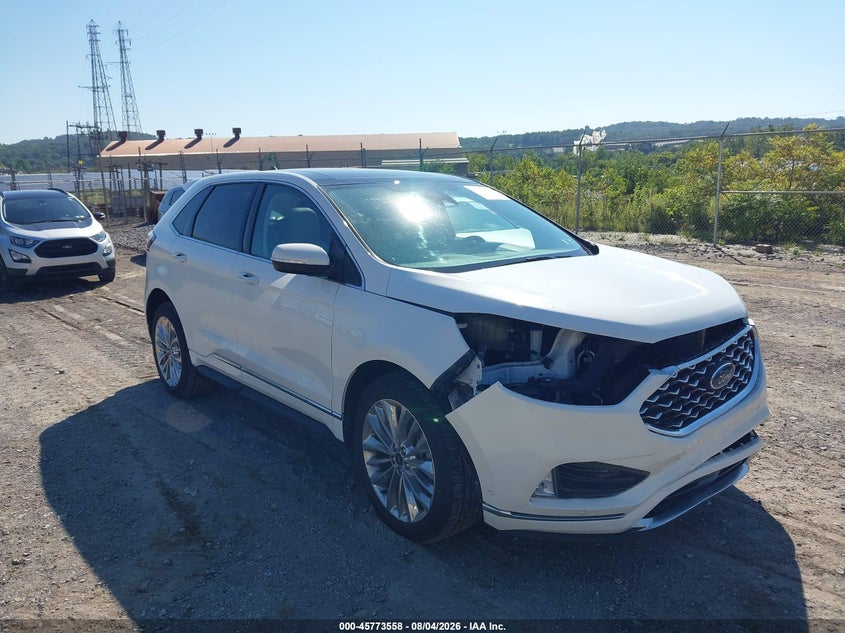 2022 Ford Edge VIN 2FMPK4K94NBA85549 IAAI salvage auction — FRONT END, Salvage (Pennsylvania), sold $11,275 on 2026-08-18 (photo 1)