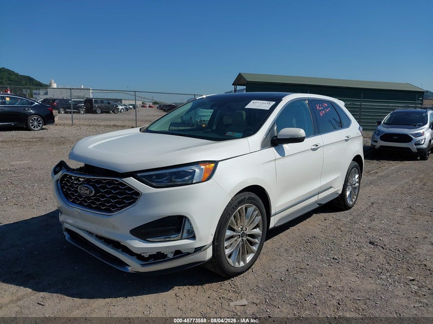 2022 Ford Edge VIN 2FMPK4K94NBA85549 IAAI salvage auction — FRONT END, Salvage (Pennsylvania), sold $11,275 on 2026-08-18 (photo 2)