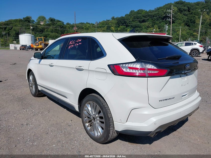 2022 Ford Edge VIN 2FMPK4K94NBA85549 IAAI salvage auction — FRONT END, Salvage (Pennsylvania), sold $11,275 on 2026-08-18 (photo 3)