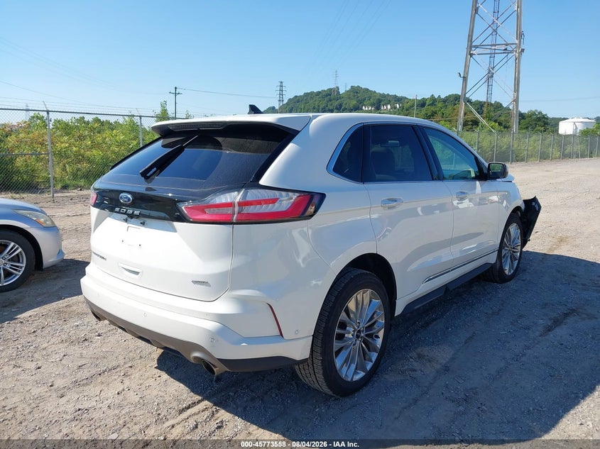 2022 Ford Edge VIN 2FMPK4K94NBA85549 IAAI salvage auction — FRONT END, Salvage (Pennsylvania), sold $11,275 on 2026-08-18 (photo 4)