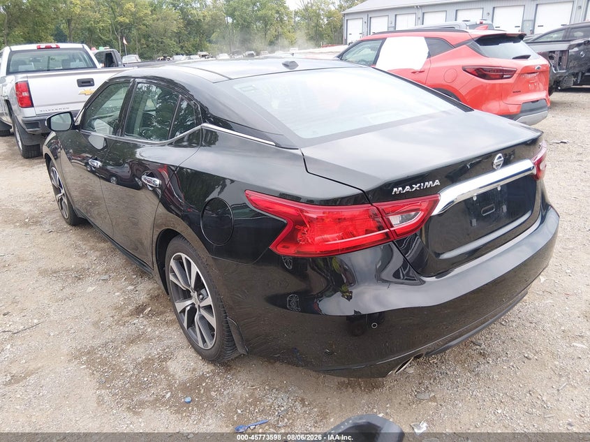 2017 Nissan Maxima VIN 1N4AA6AP8HC373898 IAAI salvage auction — FRONT END, Clear (Indiana), sold $3,550 on 2026-08-26 (photo 3)