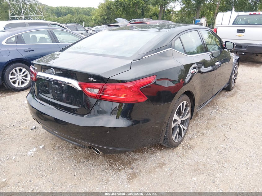 2017 Nissan Maxima VIN 1N4AA6AP8HC373898 IAAI salvage auction — FRONT END, Clear (Indiana), sold $3,550 on 2026-08-26 (photo 4)