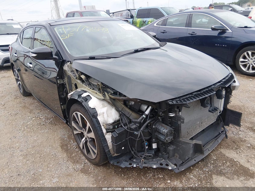 2017 Nissan Maxima VIN 1N4AA6AP8HC373898 IAAI salvage auction — FRONT END, Clear (Indiana), sold $3,550 on 2026-08-26 (photo 6)