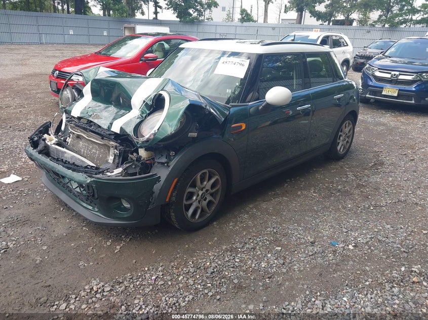 2016 Mini Hard top VIN WMWXU1C54G2D09467 IAAI salvage auction — NORMAL WEAR, Clear (New Jersey), sold $500 on 2026-09-13 (photo 2)