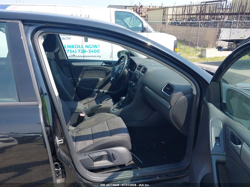 2014 Volkswagen Golf VIN WVWDM7AJ9EW000203 IAAI salvage auction — FRONT END, Clear (Pennsylvania), sold $550 on 2026-08-06 (photo 5)