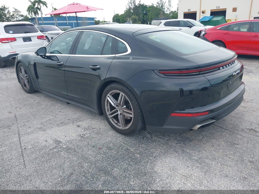 2025 Porsche Panamera VIN WP0AA2YAXSL001054 IAAI salvage auction — NORMAL WEAR, Enterprise Vehicles Clear Only (Florida), sold $48,650 on 2026-08-06 (photo 3)