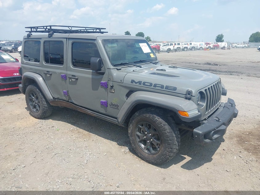 2019 Jeep Wrangler / VIN 1C4HJXEG6KW534683 — IAAI salvage auction photo