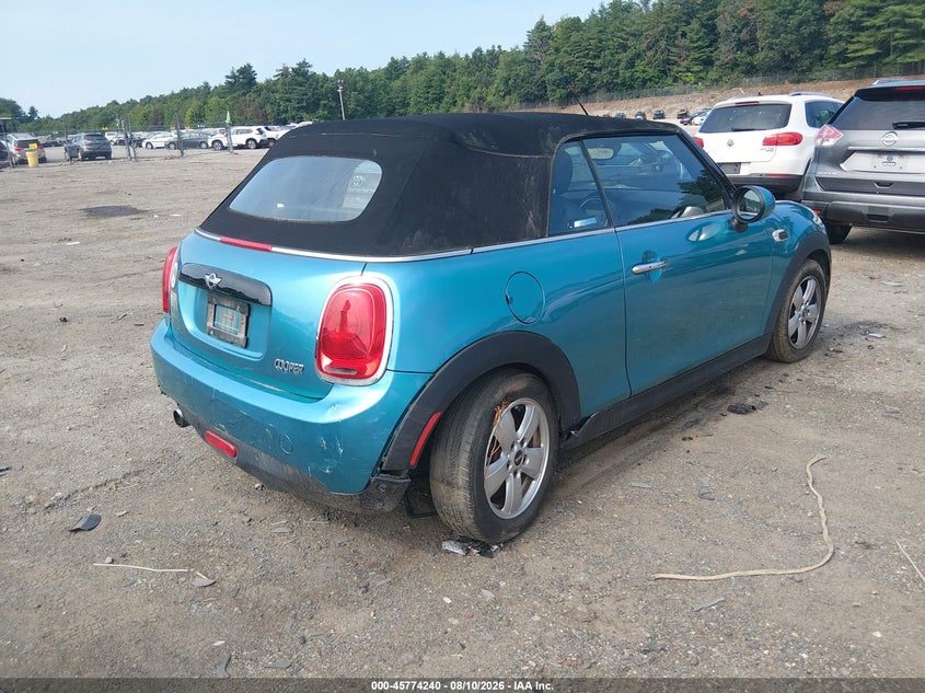 2018 Mini Convertible VIN WMWWG5C53J3D00903 IAAI salvage auction — SIDE, Salvage (Massachusetts), sold $2,000 on 2026-08-27 (photo 4)