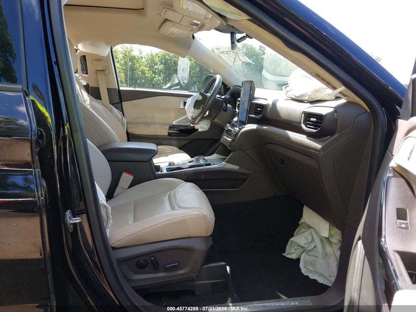 2022 Ford Explorer VIN 1FM5K8HC2NGB95543 IAAI salvage auction — RIGHT FRONT, Salvage Title, sold $11,200 on 2026-08-21 (photo 5)