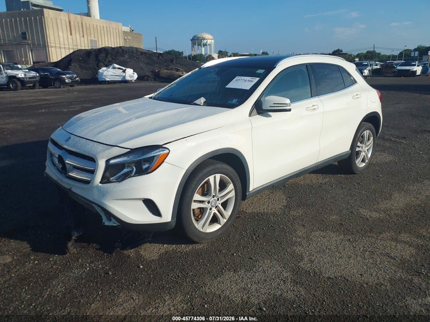 2015 Mercedes-benz Gla-klasse VIN WDCTG4GBXFJ152226 IAAI salvage auction — FRONT END, Clear (New Jersey), sold $1,700 on 2026-08-03 (photo 2)